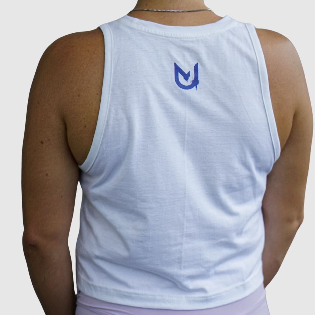 women crop tank graffiti